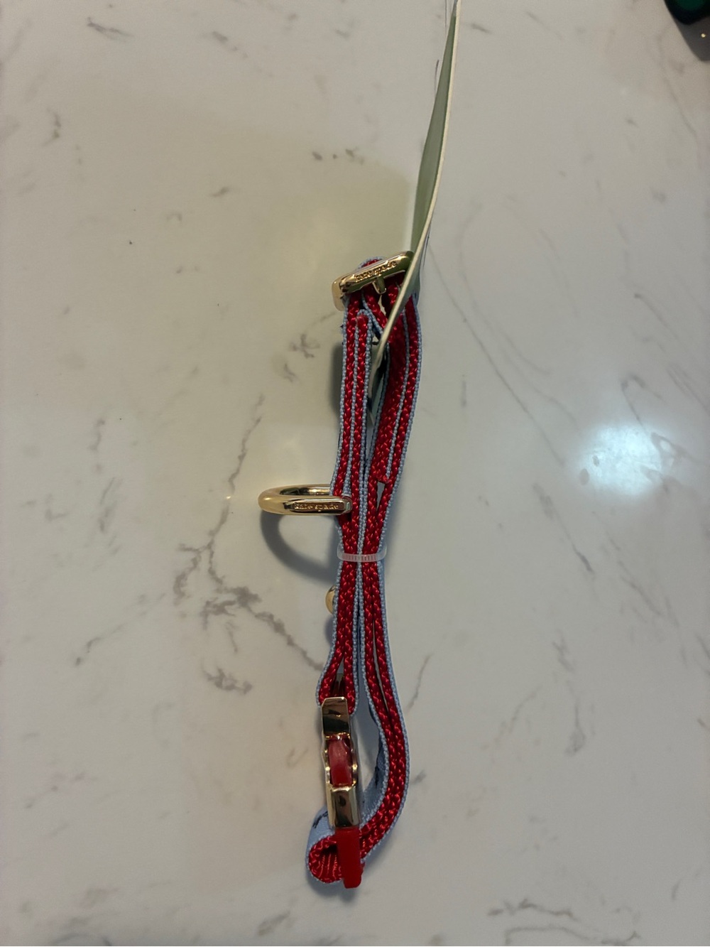 Kate Spade New York “Fetch” Dog Collar S/M Adjustable Designer Pet Collar NWT - Picture 3 of 4